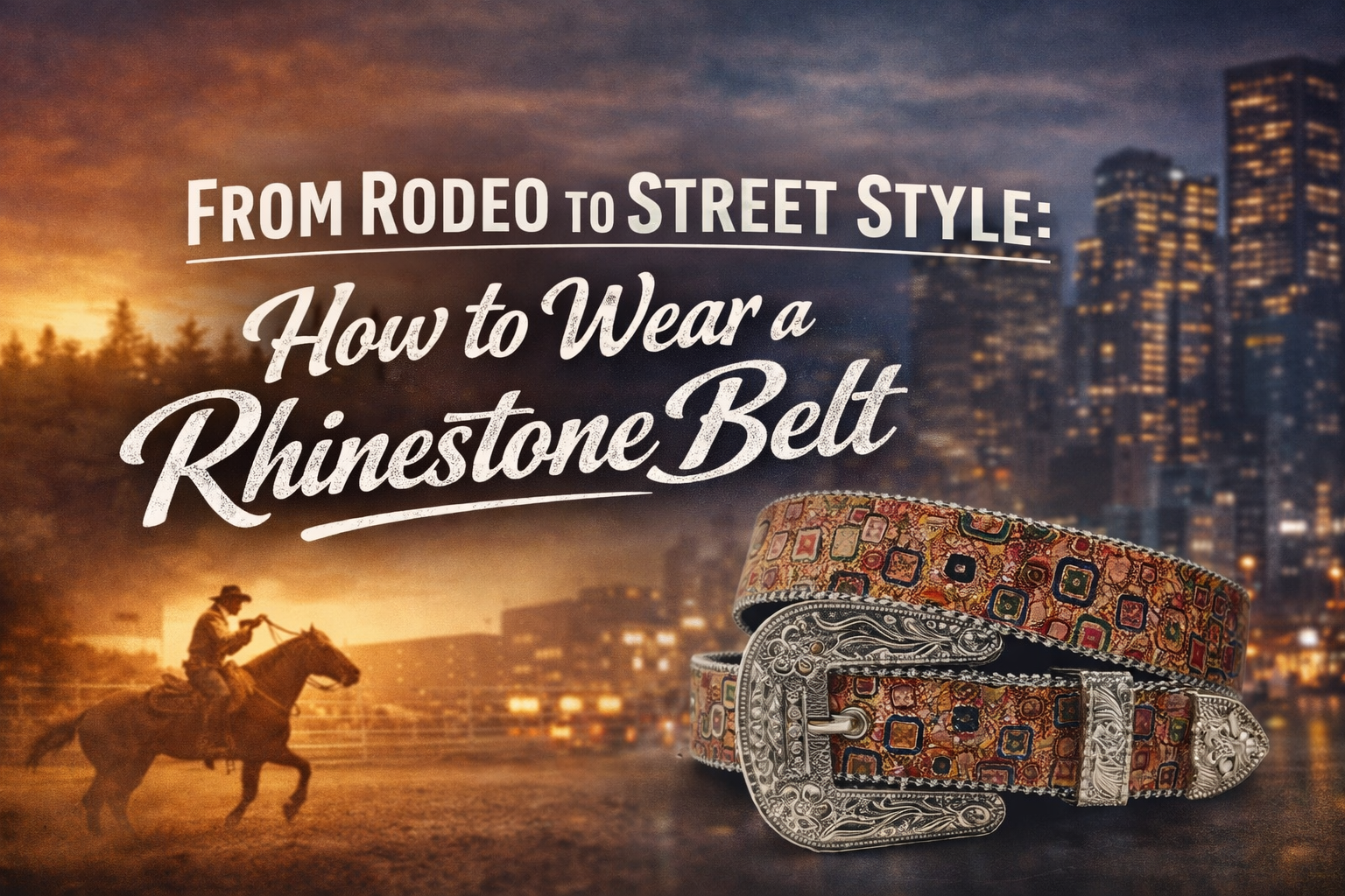 From Rodeo to Street Style: How to Wear a Rhinestone Belt – Rhinestone ...