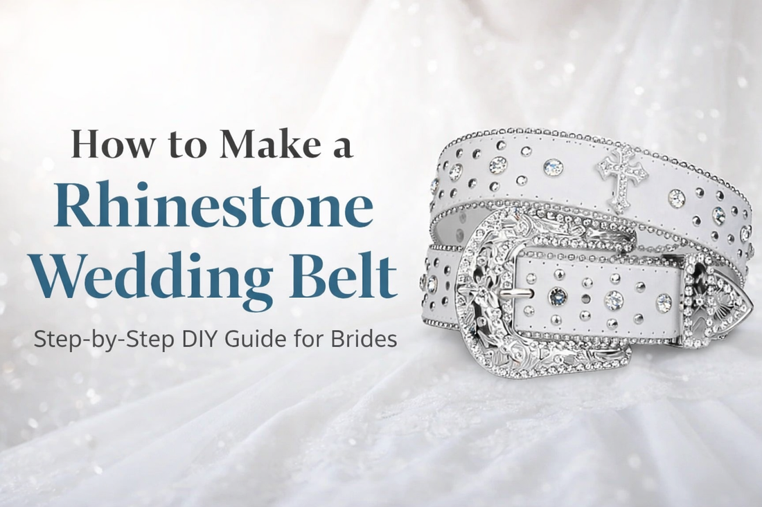 How to Make a Rhinestone Wedding Belt | DIY Bridal Guide – Rhinestone ...