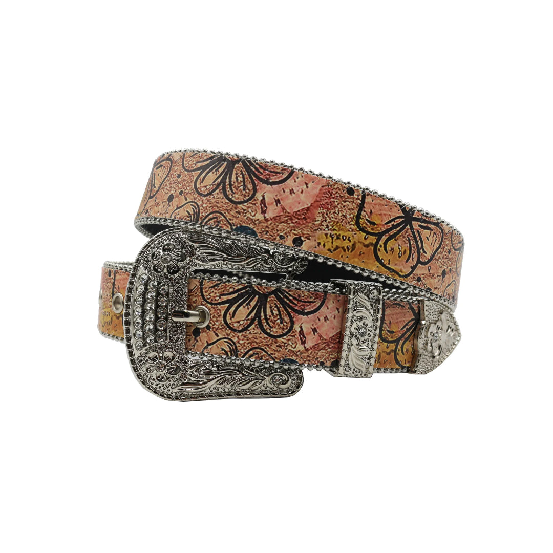 Wide buckle sparkle strap silver studded rhinestone belt – Rhinestone Belt Shop