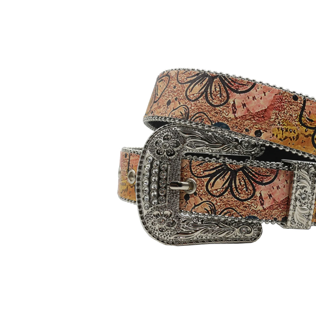 Wide buckle sparkle strap silver studded rhinestone belt – Rhinestone Belt Shop
